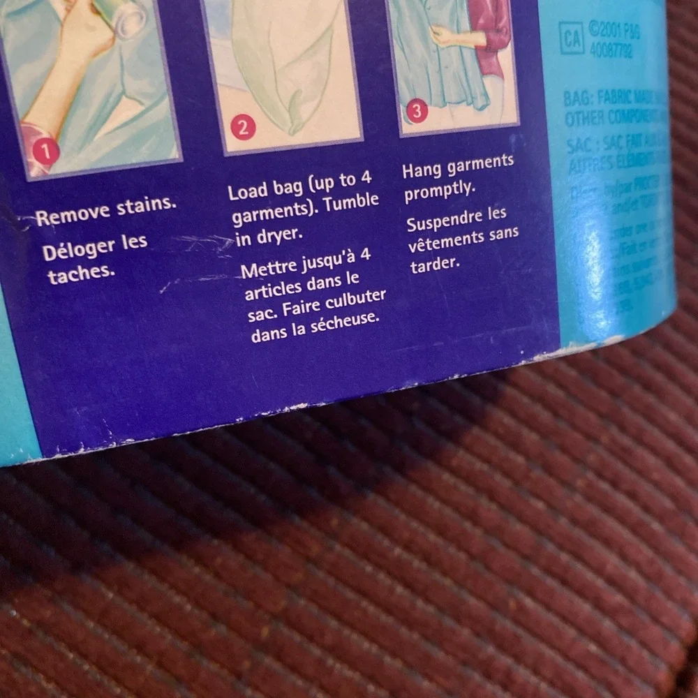 VTG DRYEL AT HOME DRY CLEANER STARTER KIT IN BOX 2001